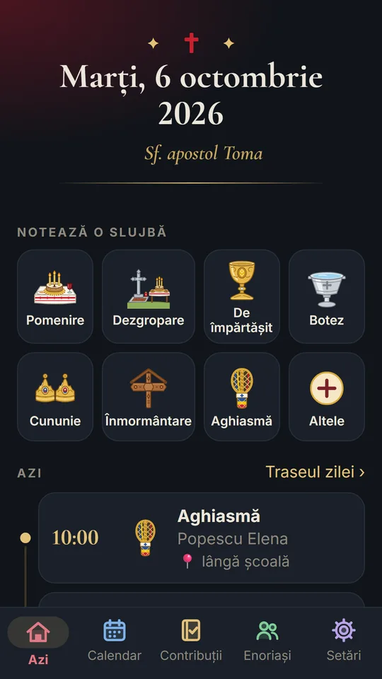 Înfățișarea de seară, întunecată